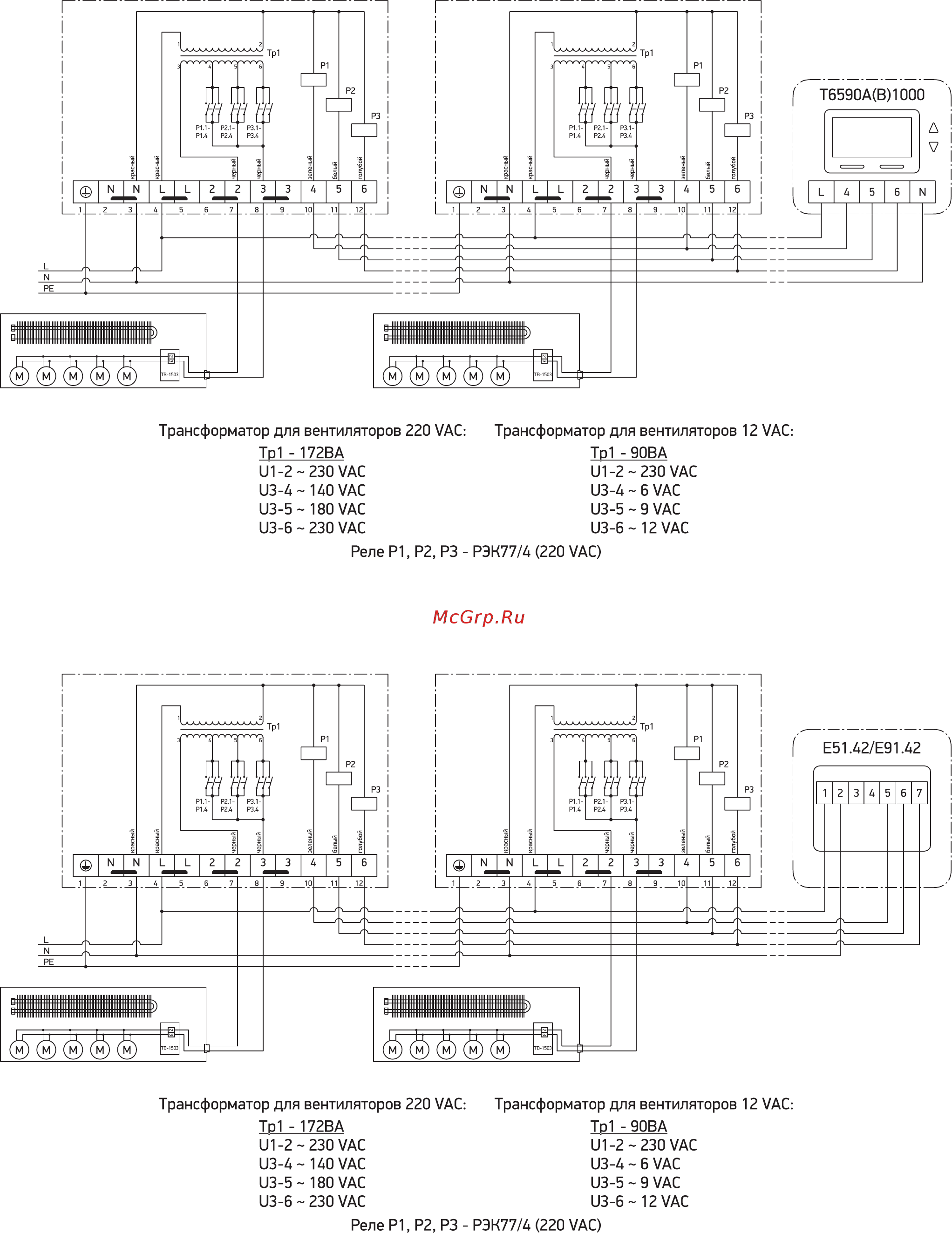 Techno vent без решетки kvzv 250-85-3000/220b Инструкция по эксплуатации онлайн [14/16] 200077