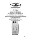 Testboy tv 410n Инструкция по эксплуатации