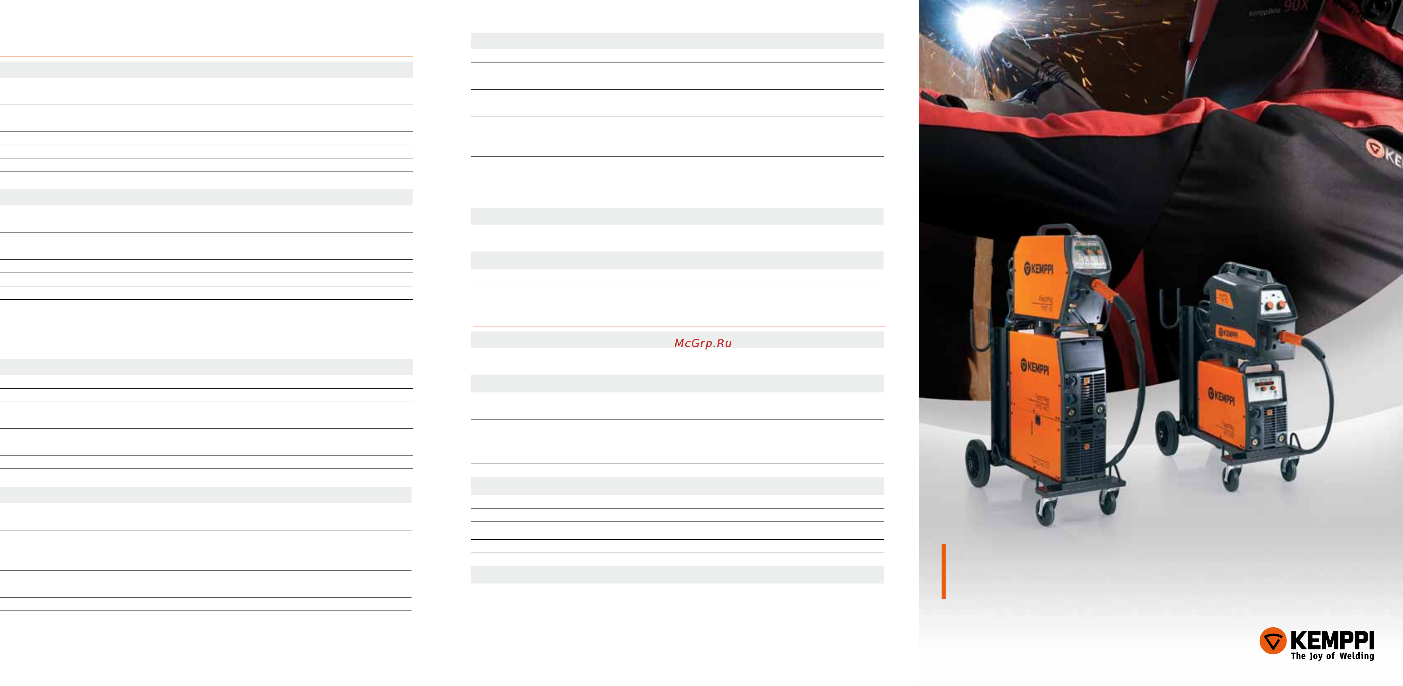 Kemppi FastMig KM 300 Брошюра онлайн