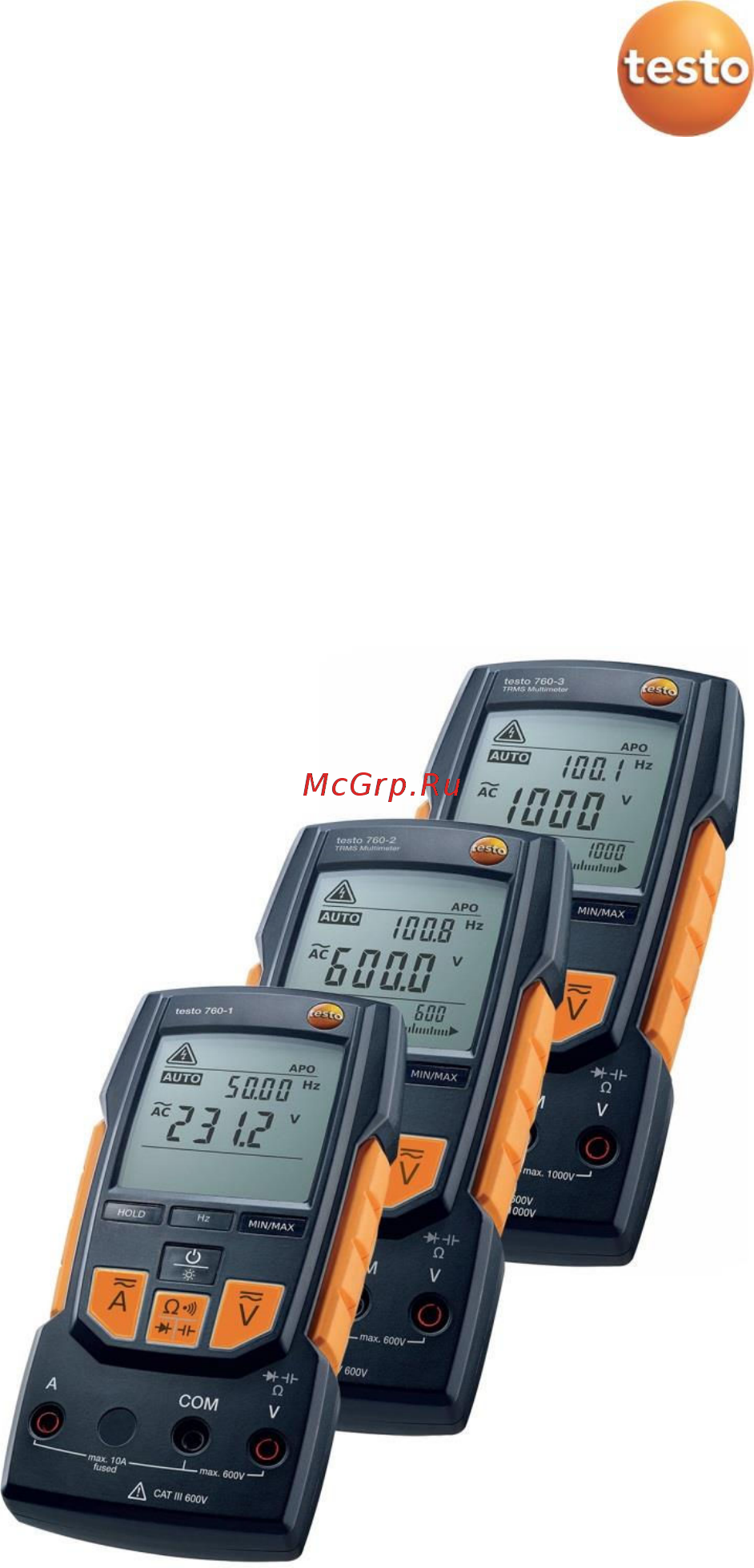 Testo 760-3 0590 7603 Инструкция по эксплуатации онлайн