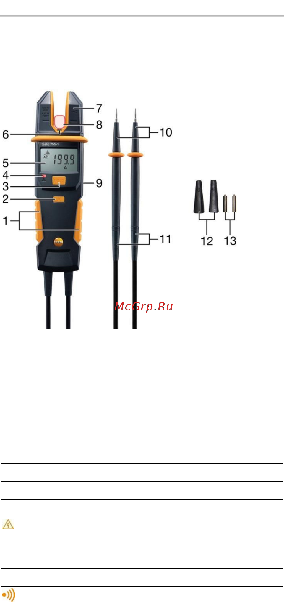 Testo 755-2 0590 7552 Инструкция по эксплуатации онлайн [10/18] 200371