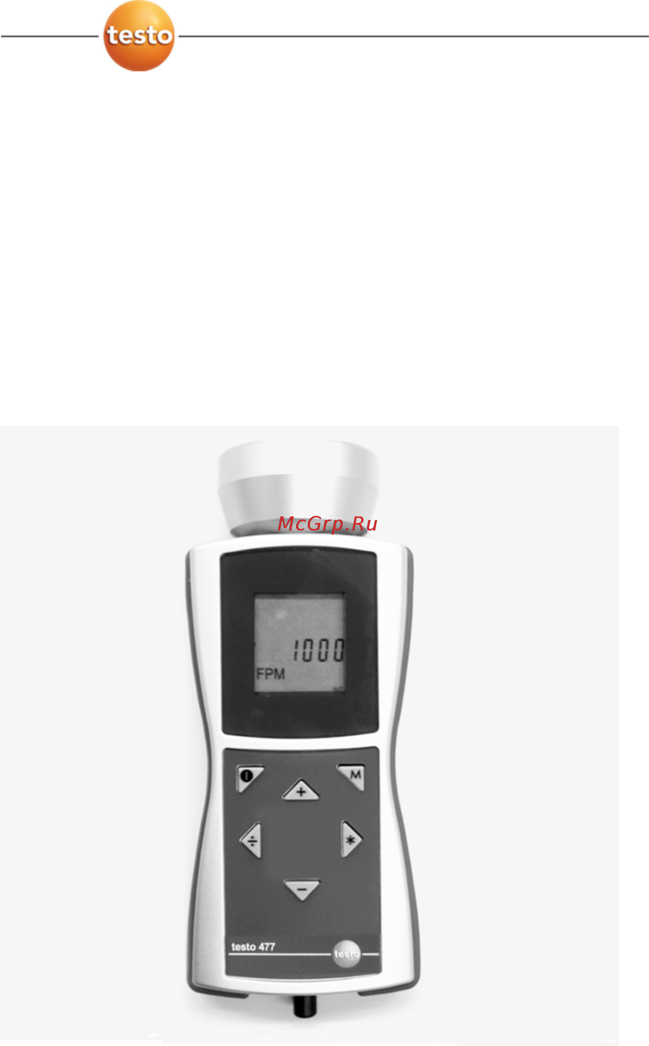 Testo 477 0563 4770 Инструкция по эксплуатации онлайн