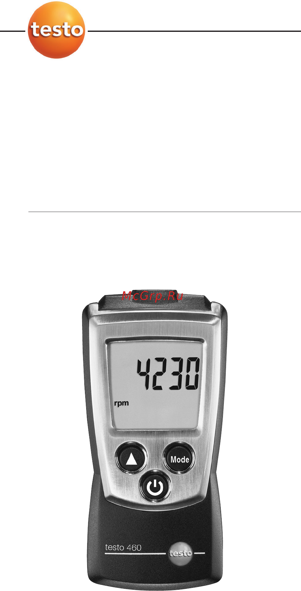 Testo 460 Инструкция по эксплуатации онлайн