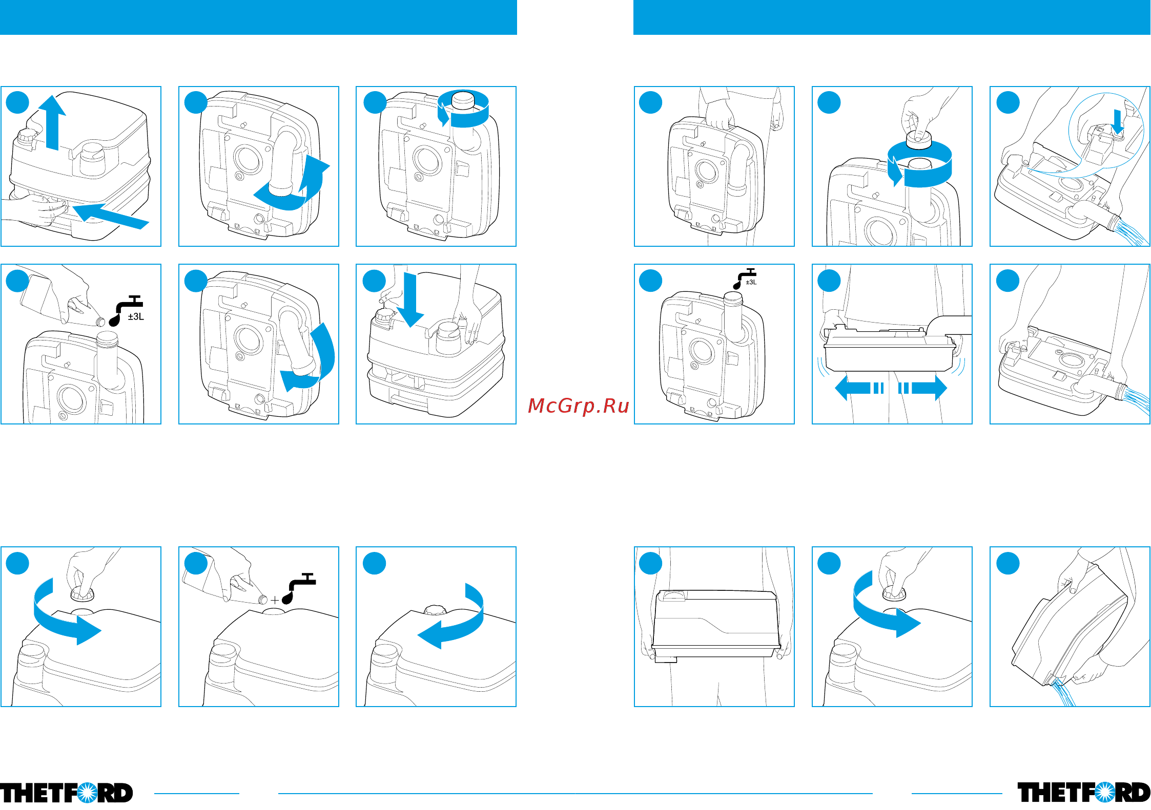 Thetford porta potti qube 335 [2/53] Quick guide