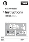 Thule kit subaru forester, 5-dr suv, 13-17 г.в. 3082 Инструкция по эксплуатации