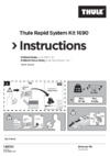 Thule kit nissan note, 5-dr hatchback, 12-17 г.в. 1690 Инструкция по эксплуатации