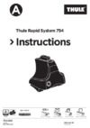 Thule kit citroen ds5 5-dr hatchback 12-17 г.в. 1674 Инструкция по эксплуатации