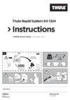 Thule kit honda accord tourer, 5-dr estate, 04-17 г.в. 1324 Инструкция по эксплуатации