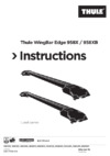 Thule wingbar edge для а/м с продольными рейлингами 9582 Инструкция по эксплуатации