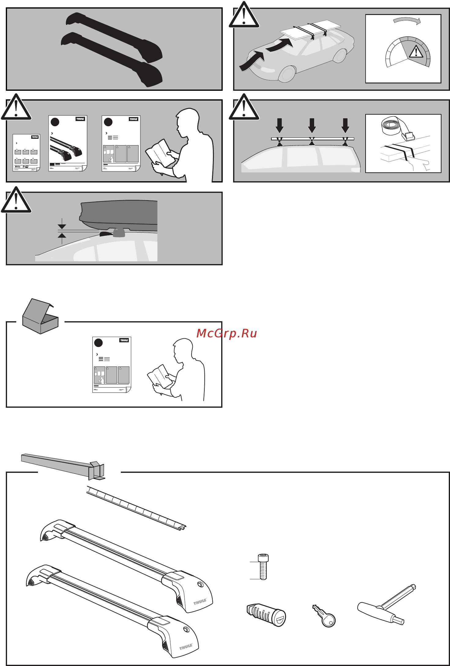 Thule wingbar edge 9593 Инструкция по эксплуатации онлайн [2/12] 200638