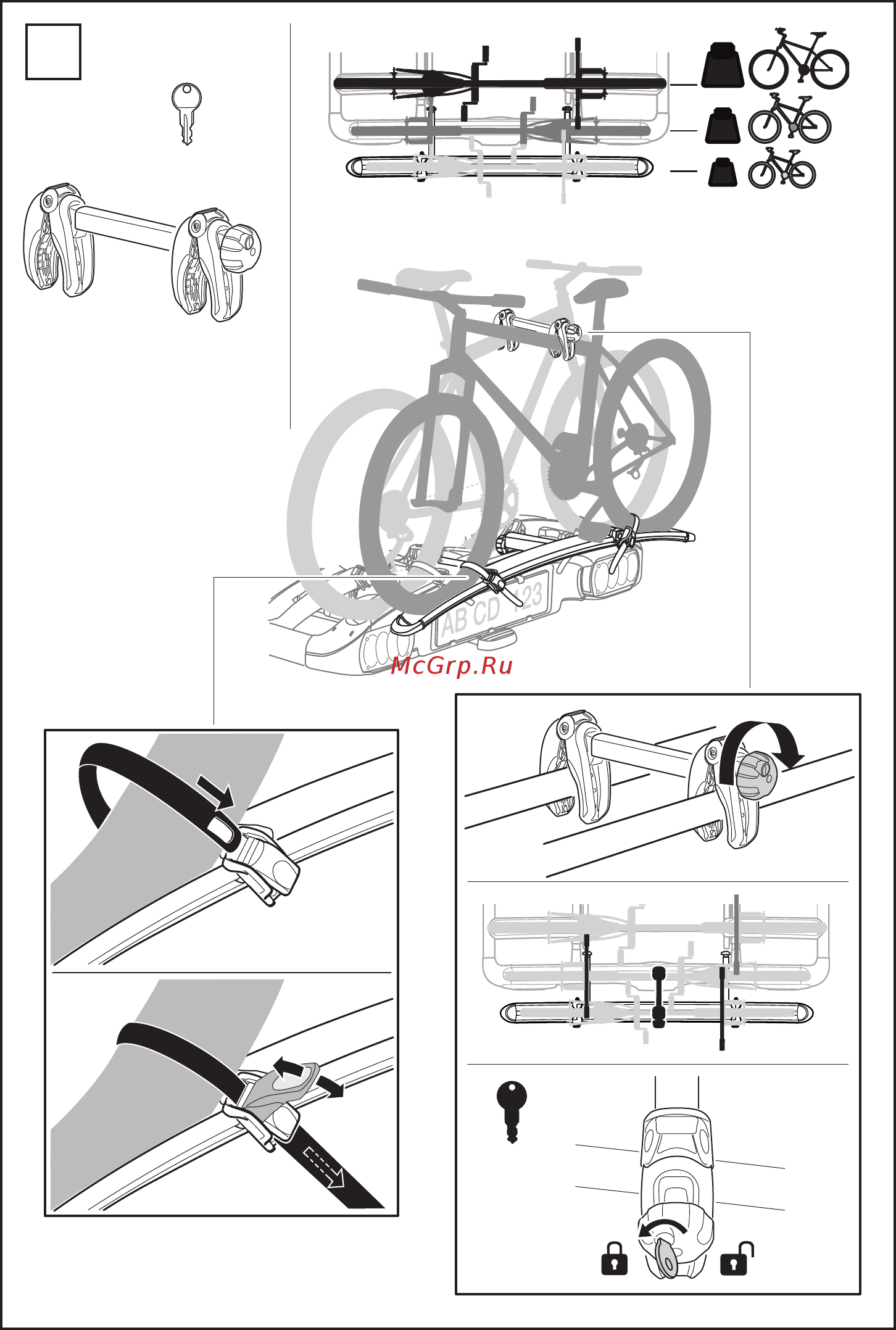 Thule ec g5/g6 928-1 Инструкция по эксплуатации онлайн [7/8] 200649