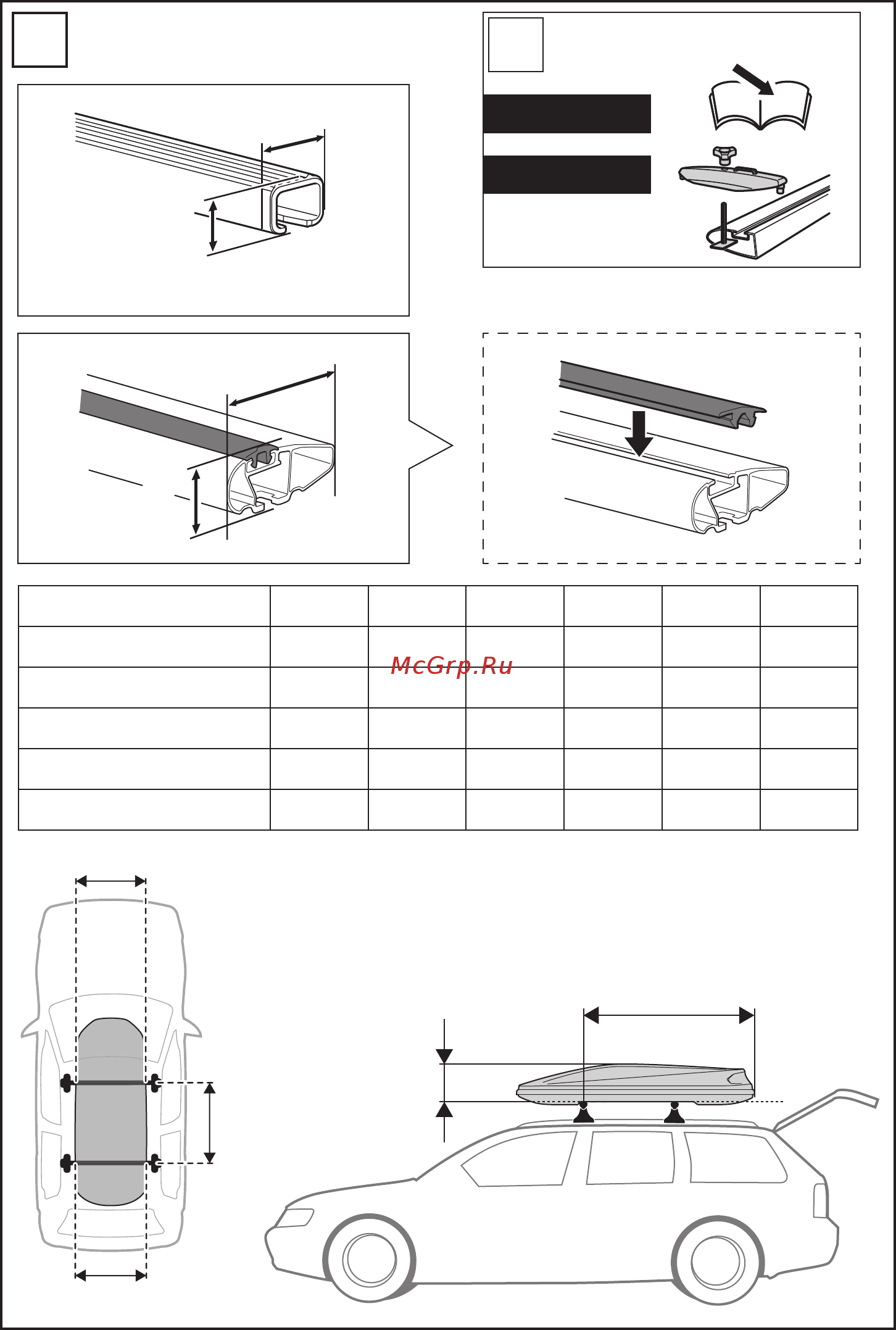 Thule touring 700 634700 Инструкция по эксплуатации онлайн [3/12] 200652