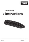 Thule touring 600 634600 Инструкция по эксплуатации