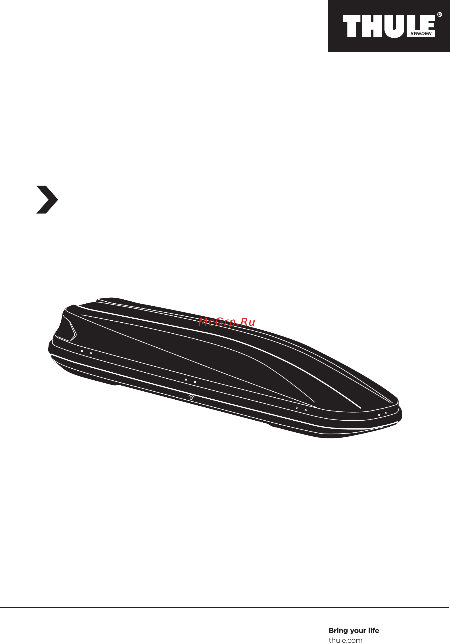 Thule touring 600 634600 Инструкция по эксплуатации онлайн