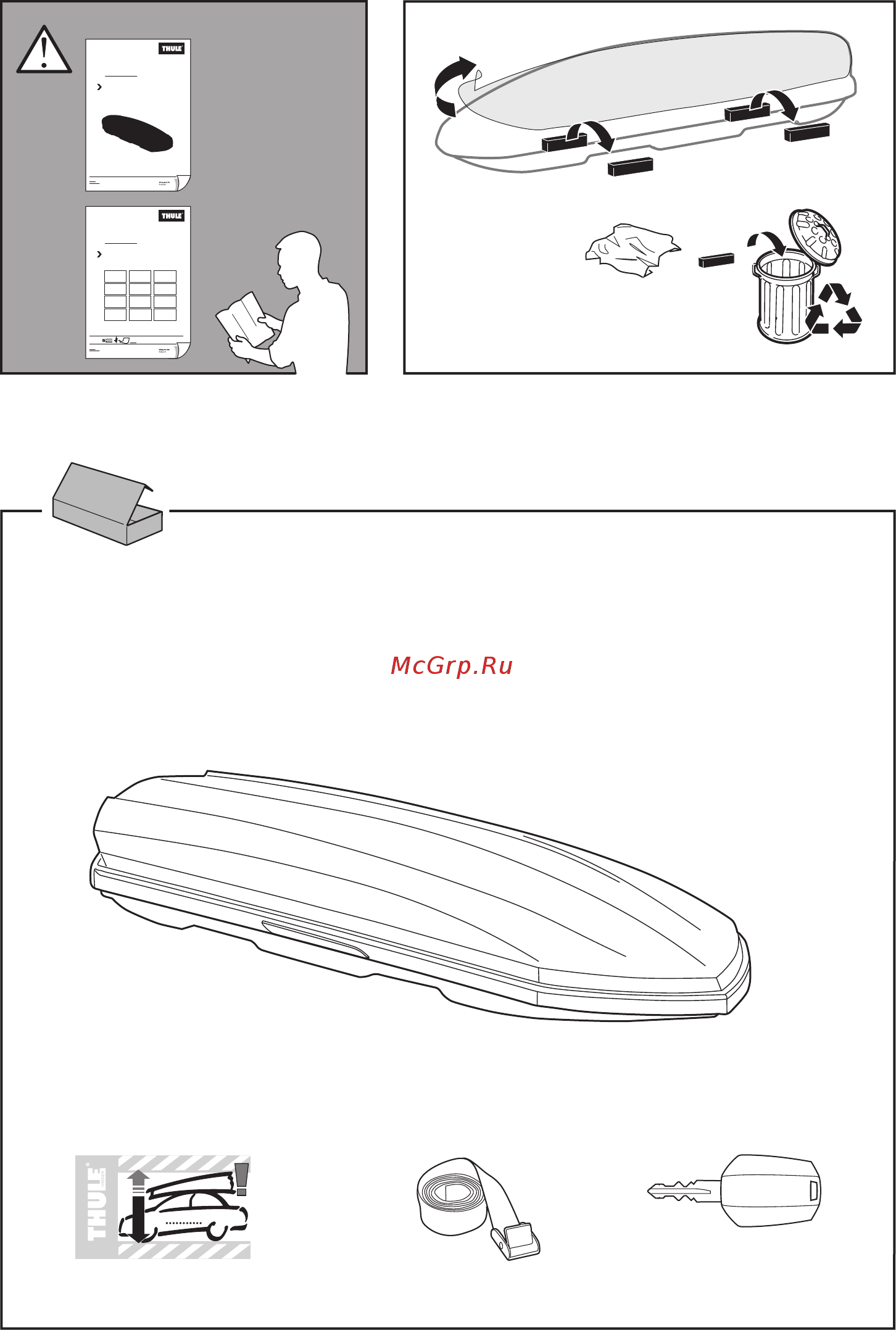 Thule dynamic 800 612801 Инструкция по эксплуатации онлайн [2/12] 200664