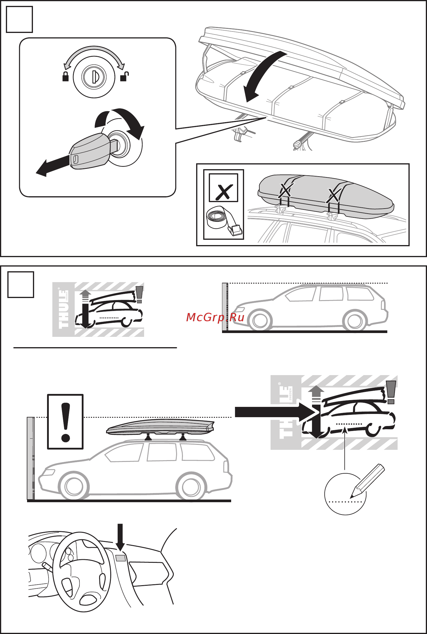 Thule dynamic 800 612801 Инструкция по эксплуатации онлайн [8/12] 200664