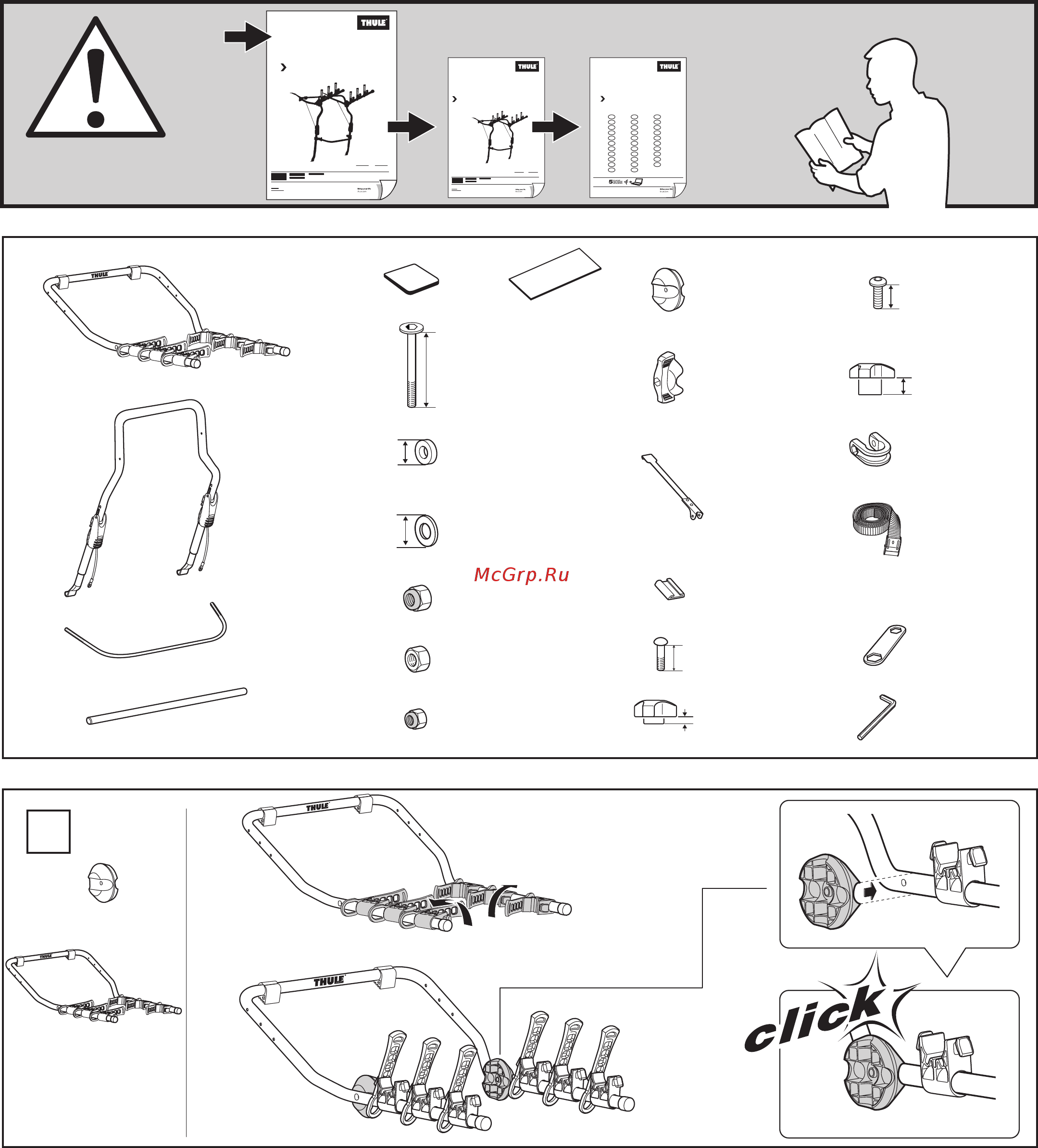 Thule clip-on s1 9103 Инструкция по эксплуатации онлайн [2/12] 200667