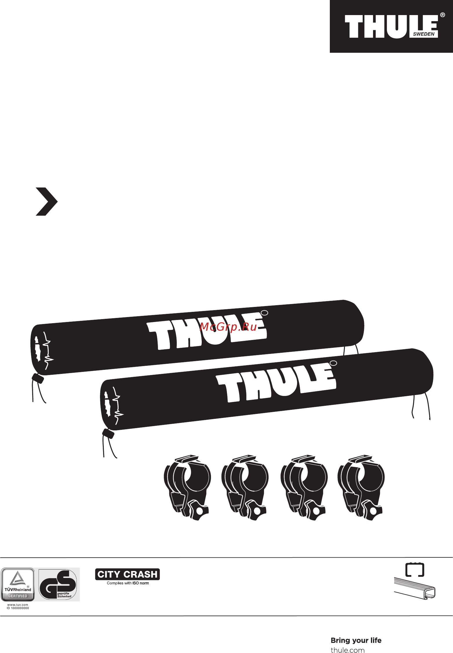 Thule sailboard carrier 533 Инструкция по эксплуатации онлайн