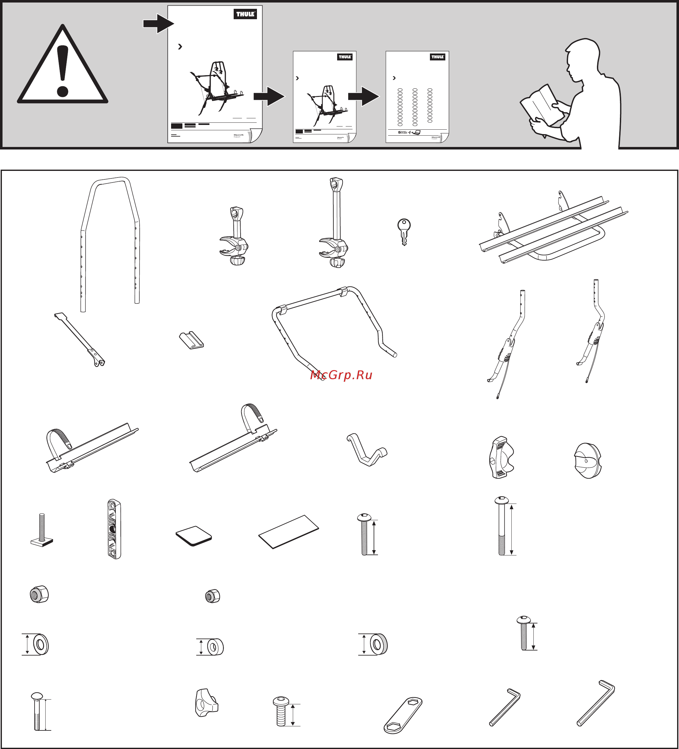 Thule clipon high 9106 Инструкция по эксплуатации онлайн [2/16] 200670