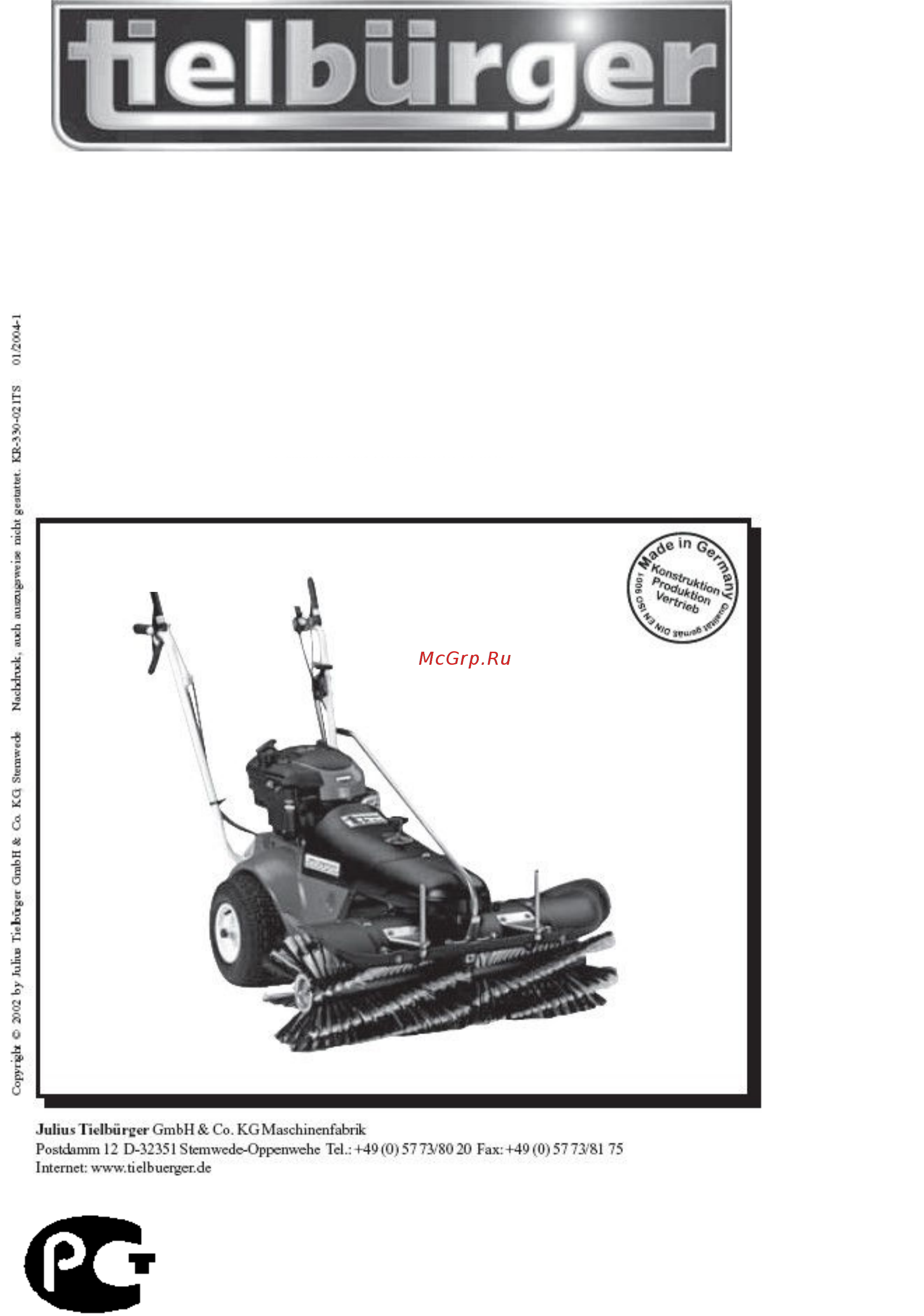 Tielburger tk36 b&s ad-350-040ts Инструкция по эксплуатации онлайн