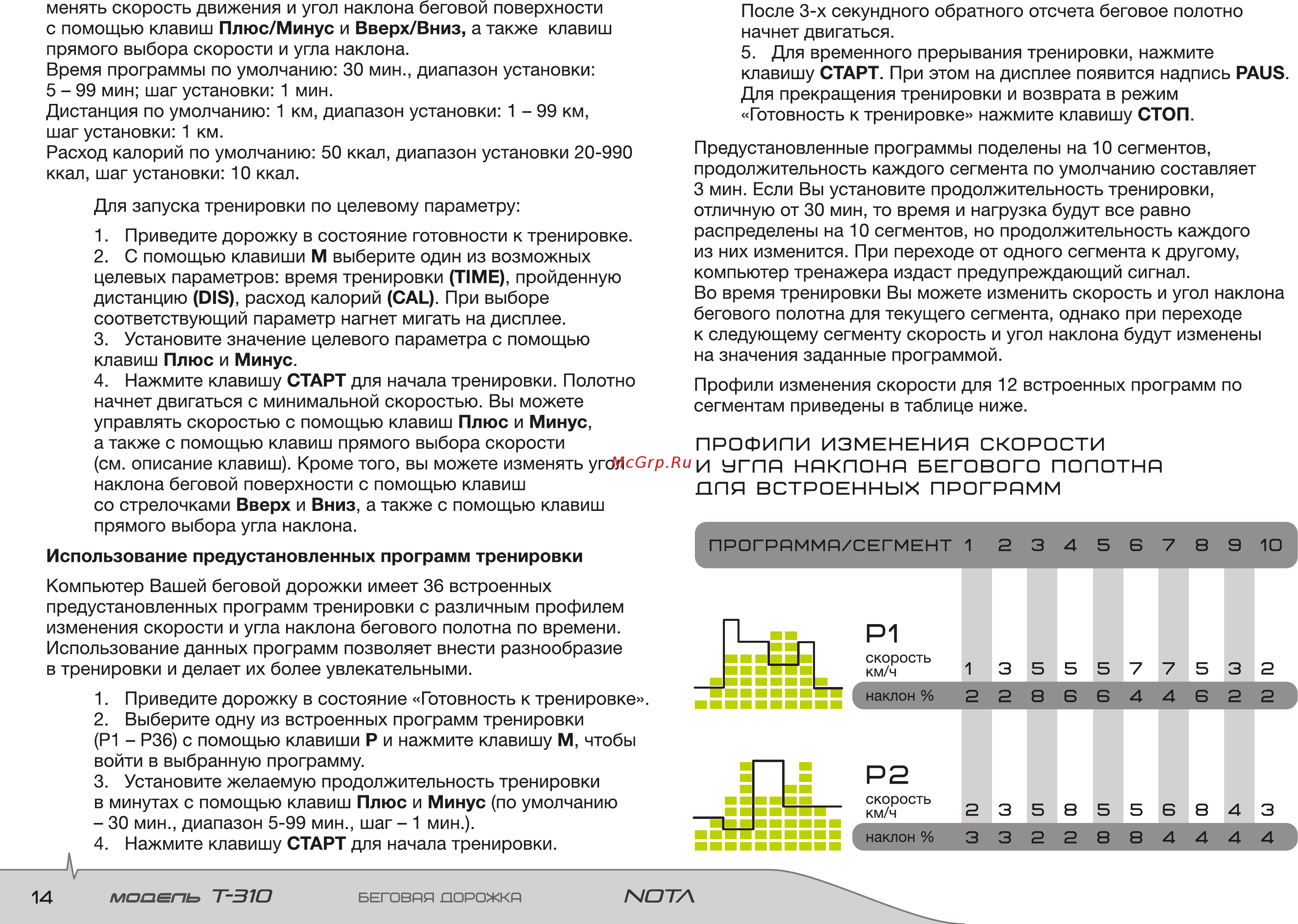 Torneo Nota T-310 Руководство по эксплуатации и сборке онлайн [14/32] 200800