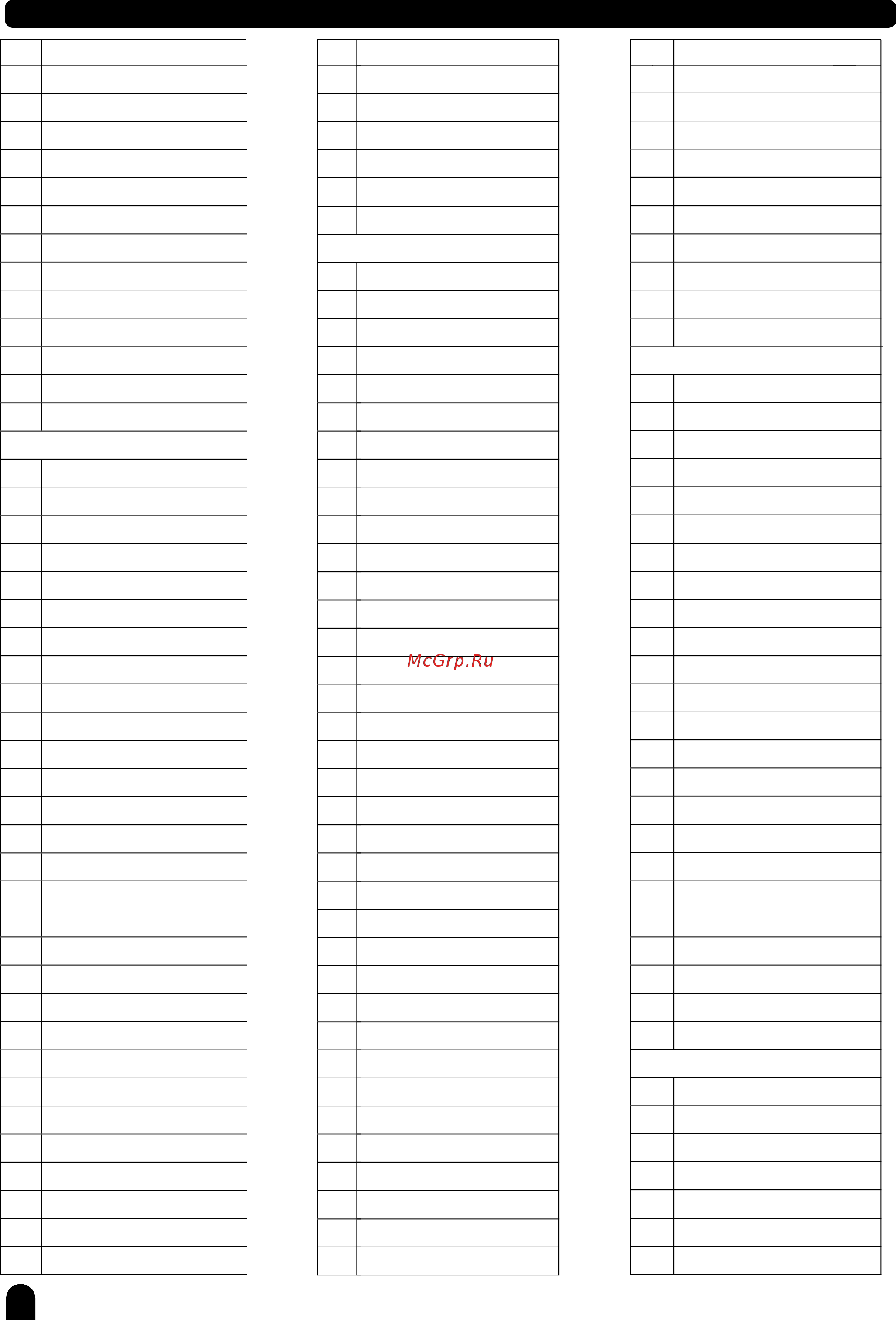 Medeli Grand 500 [53/63] Appendix 1 voice list