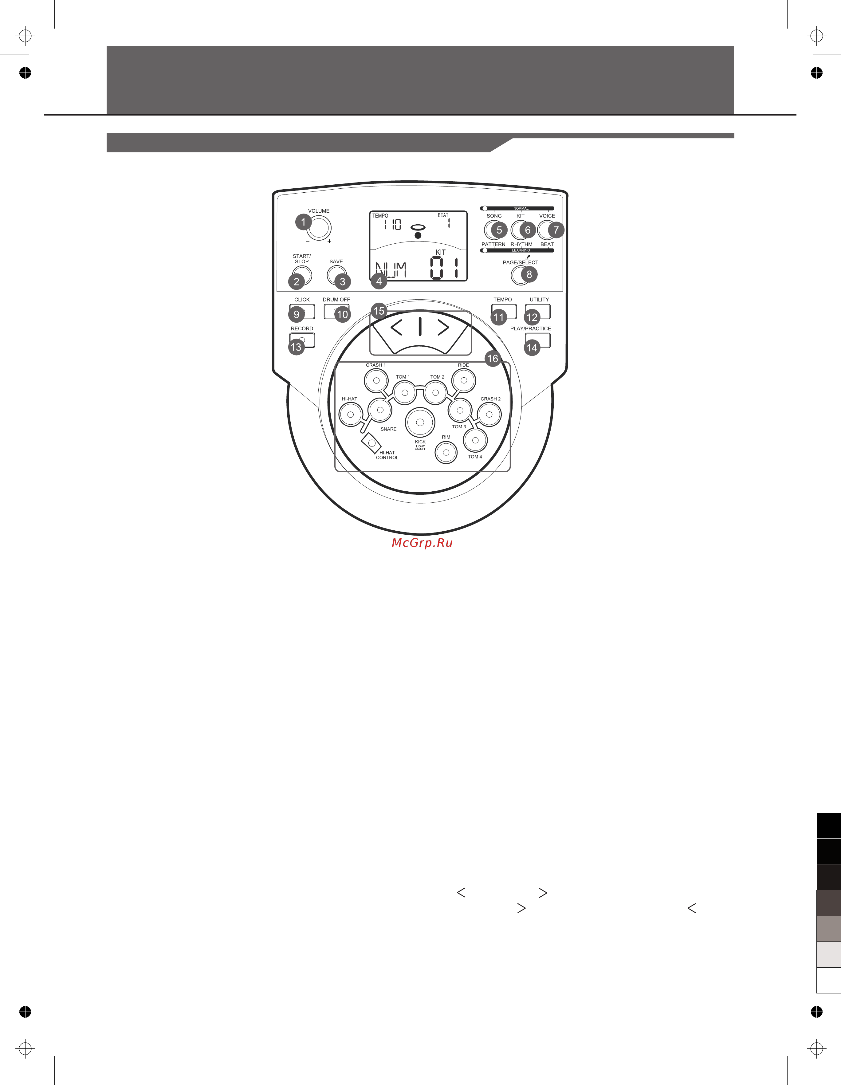 Medeli DD 516 [4/40] Record button