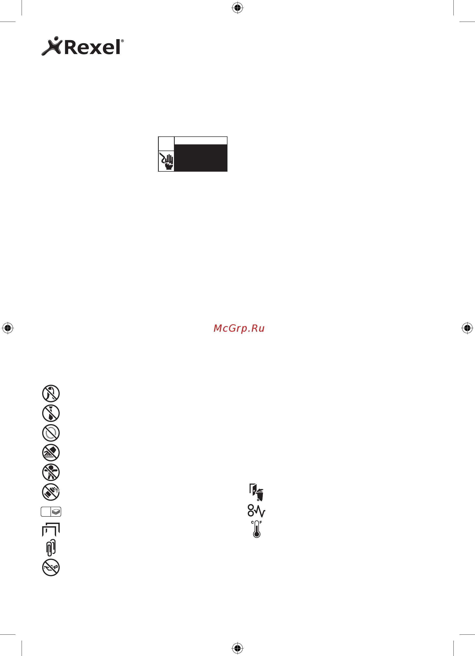 Rexel Auto+130X [8/22] Accessoires