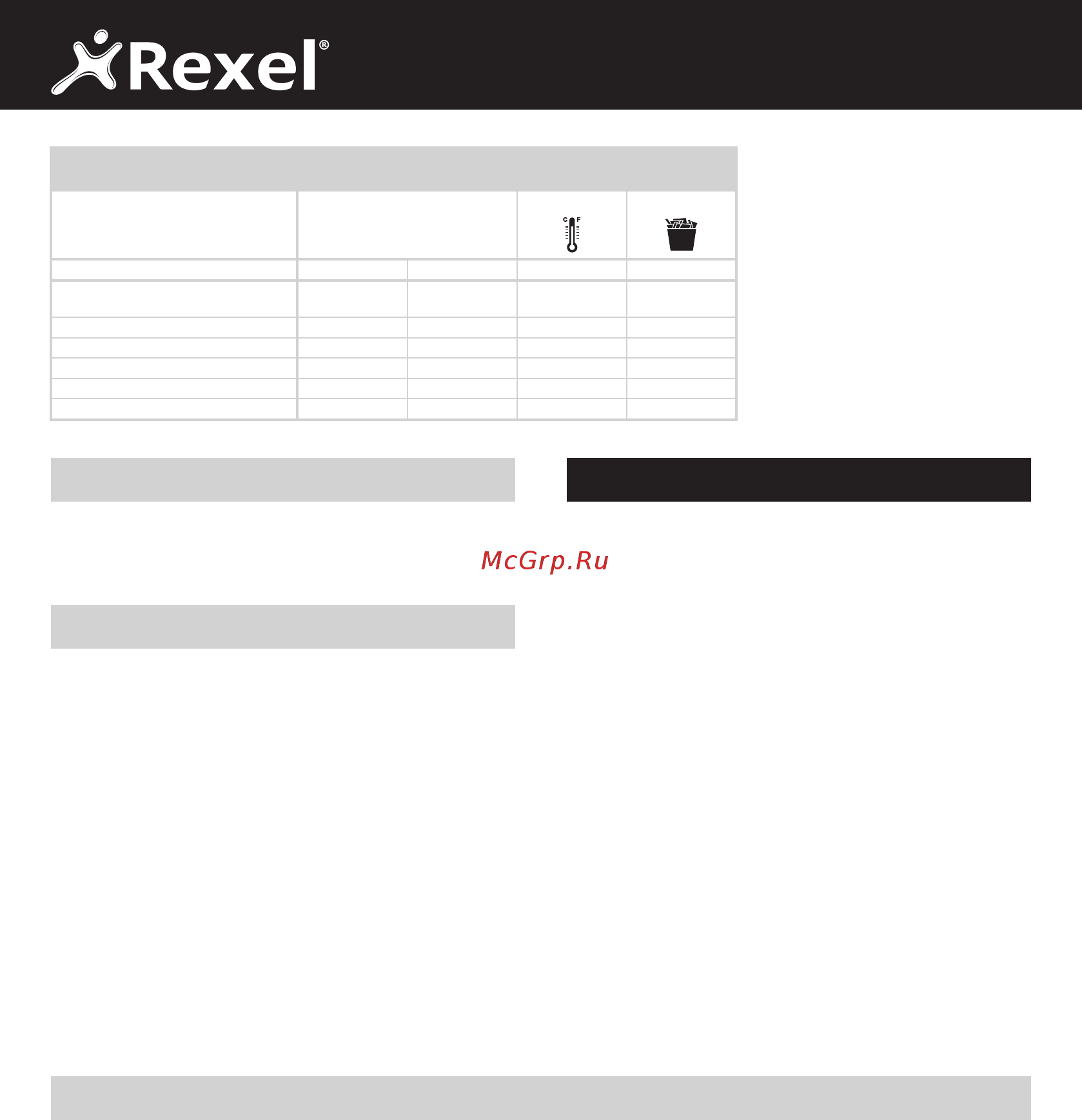 Rexel Mercury RSX1834 2105018eu [6/42] Consignes de sécurité
