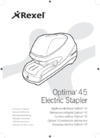 Rexel Optima 45 2104454eu Инструкция по эксплуатации