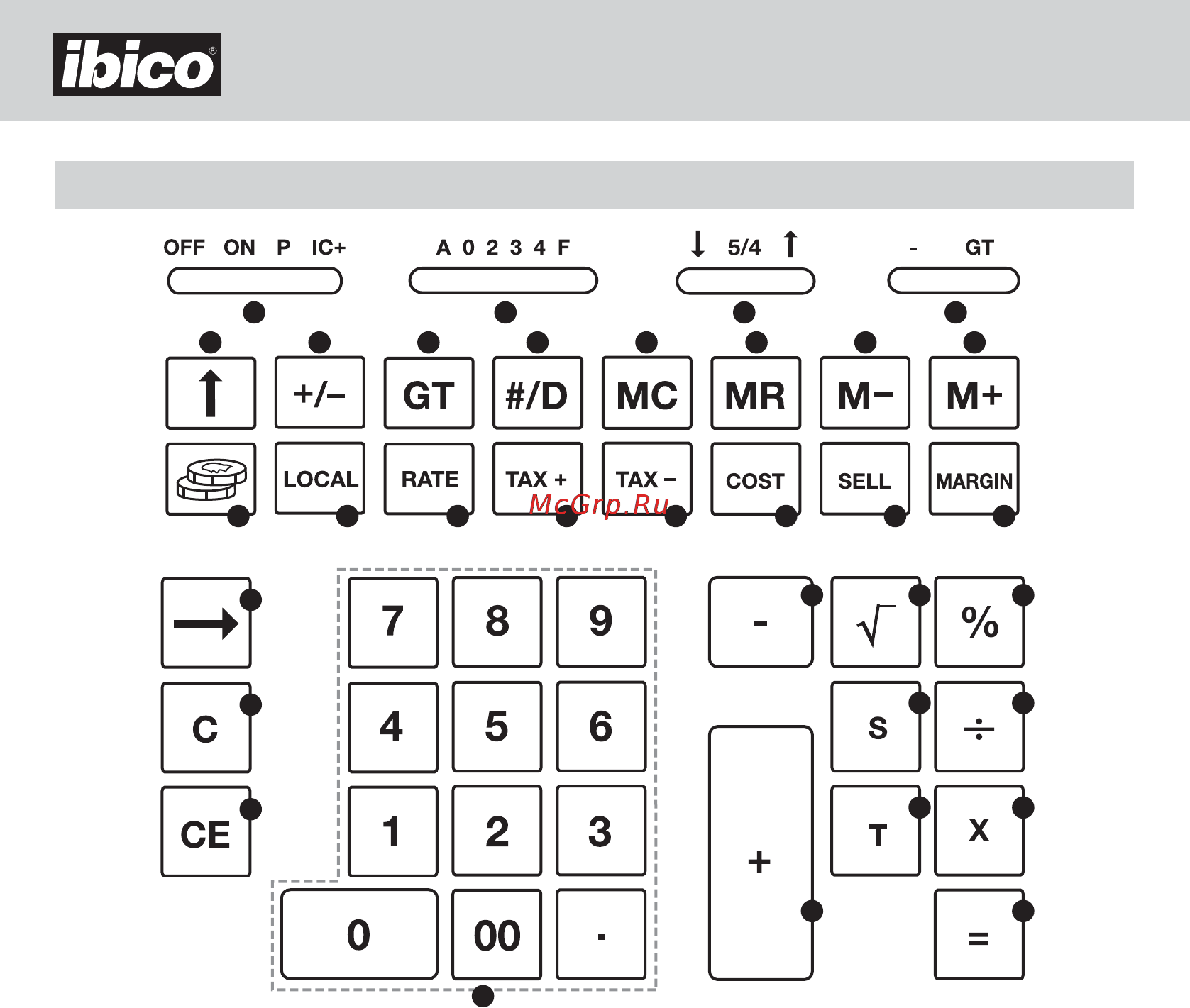 Ibico 1228X ib410192 [3/66] Thermal printing calculator