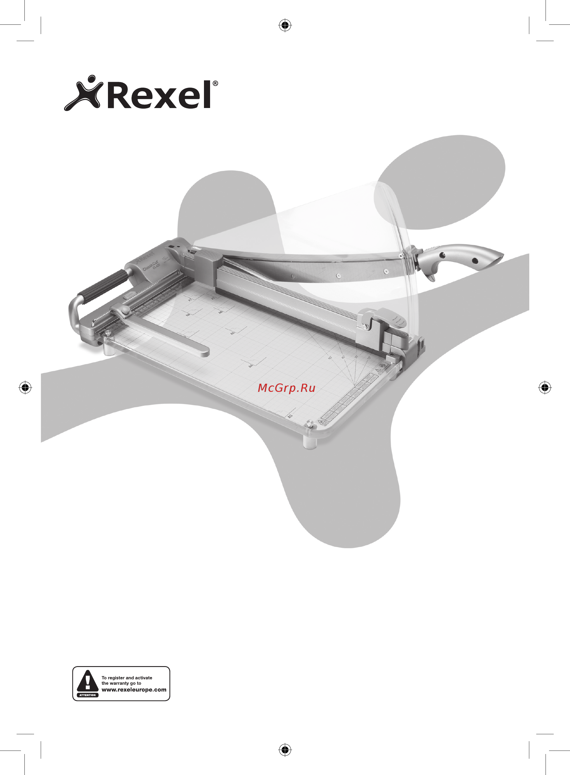 Rexel ClassicCut CL420 2101974 Инструкция по эксплуатации онлайн