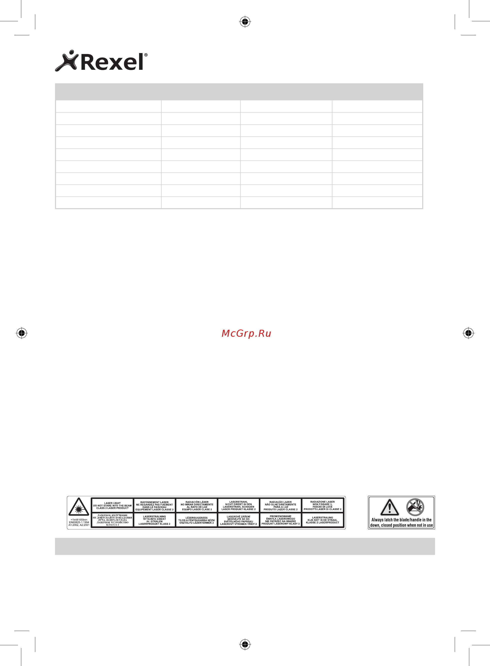 Rexel ClassicCut CL420 2101974 [10/30] Scudo di sicurezza