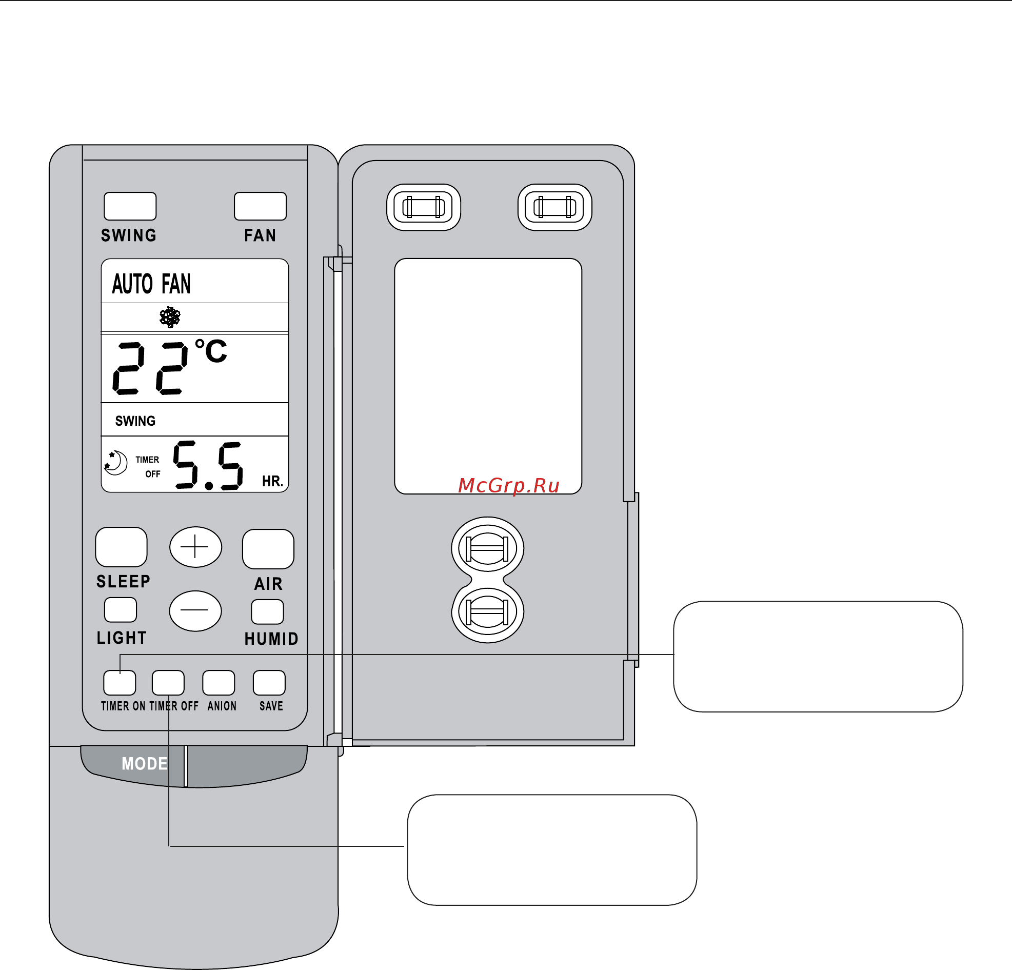 Dantex RK-36CHGN/RK-36HGNE-W [17/55] Работа в режиме таймера