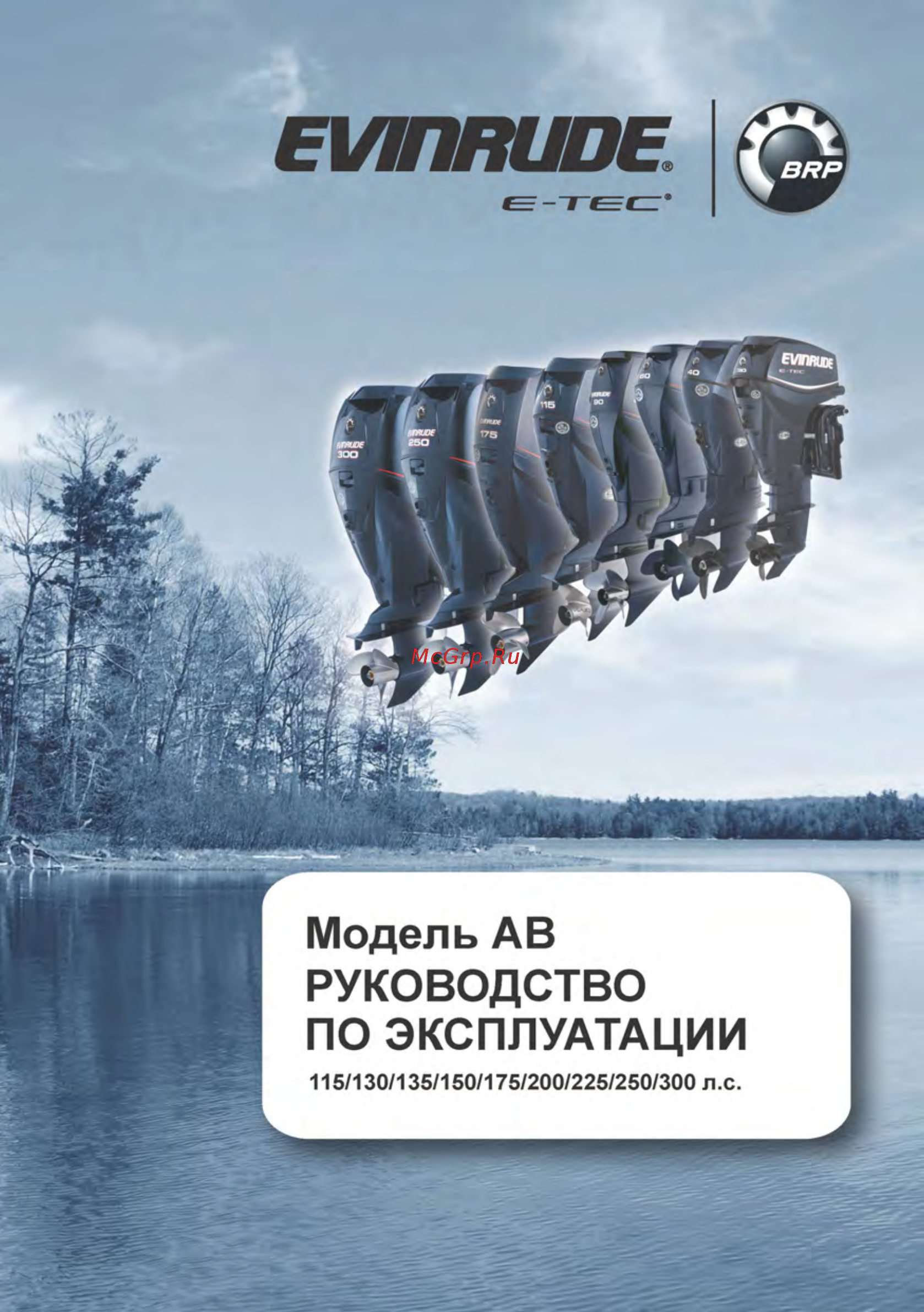 Evinrude E300 Инструкция по эксплуатации онлайн