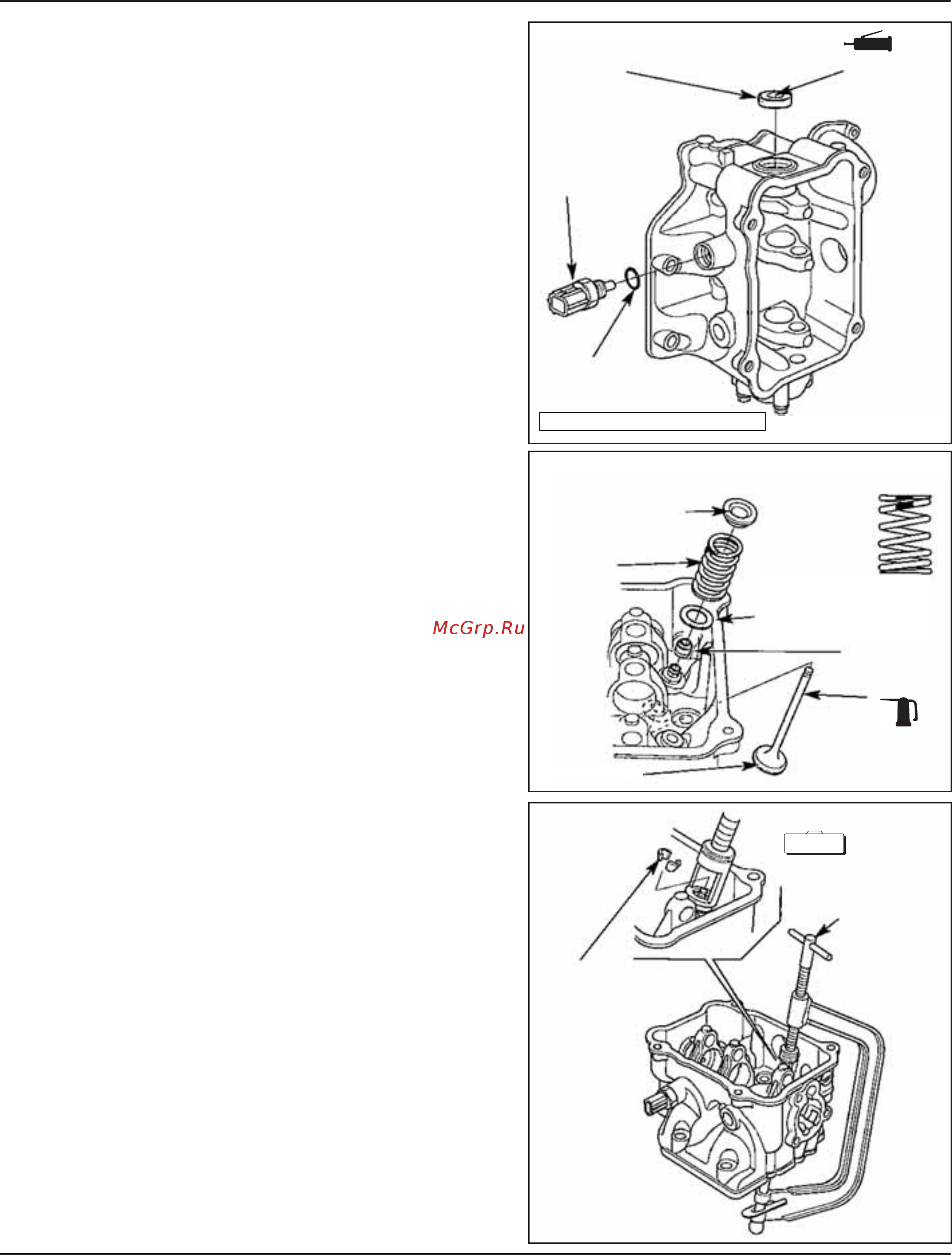 Honda BF 15 [182/306] Сборка головки цилиндров
