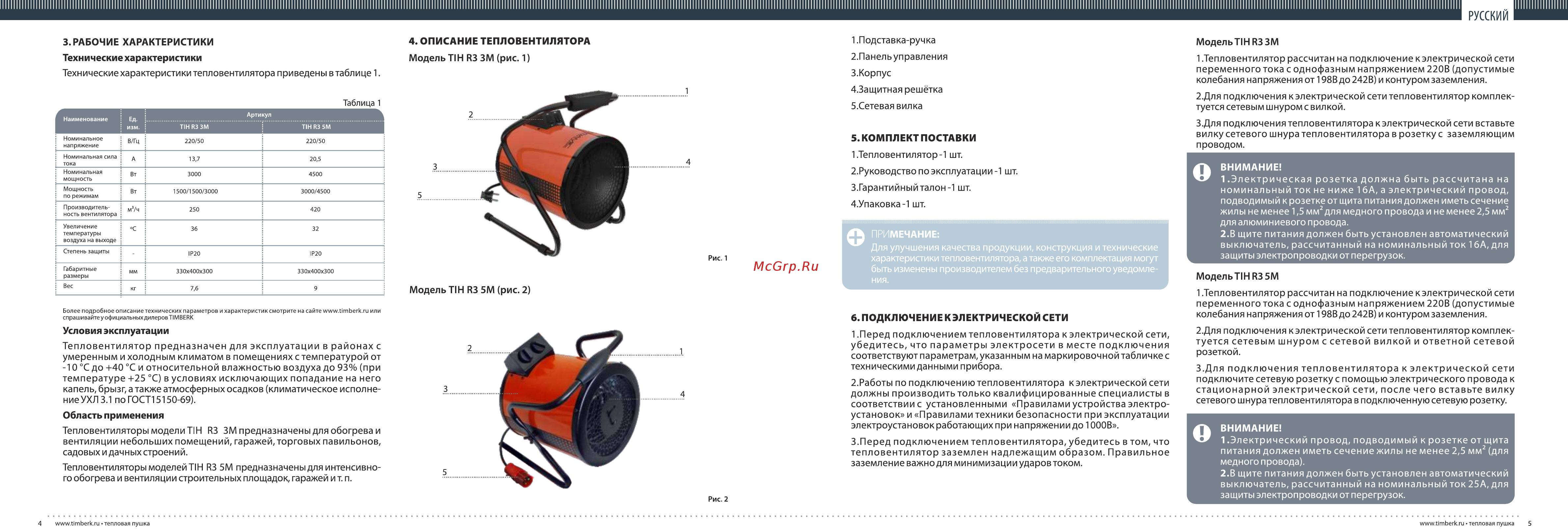 Timberk tih r3 3m [3/6] Русский