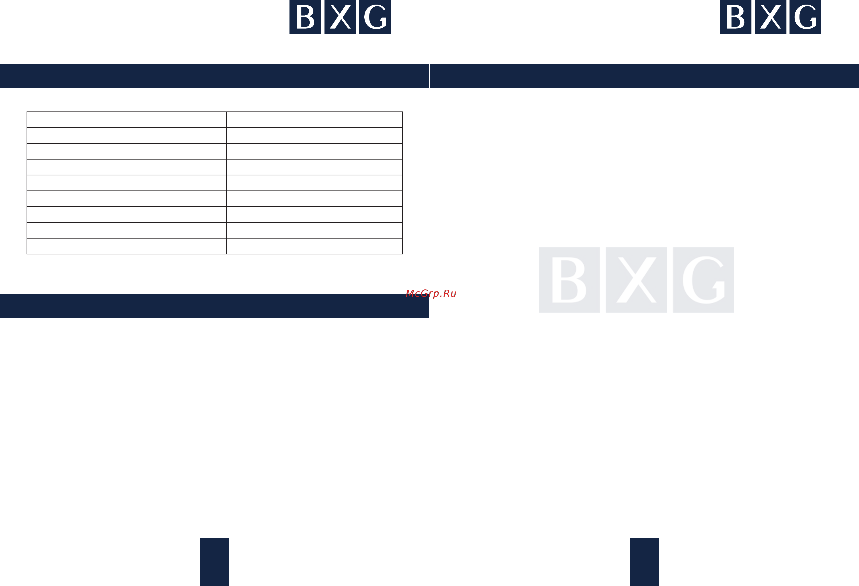 BXG JET 5500 [6/8] Технические характеристики