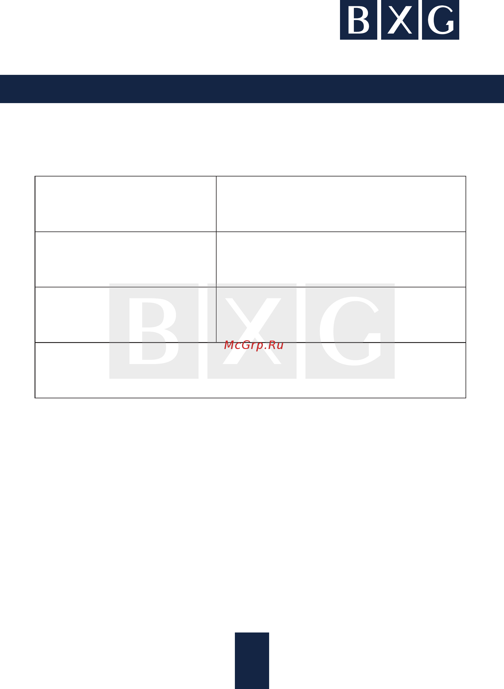 BXG BXG-JET-7000A [19/20] Гарантийный талон