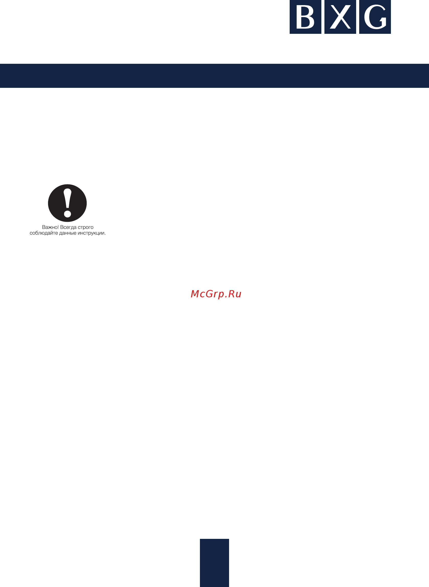 BXG 155 В [4/12] Www bxg pro ru