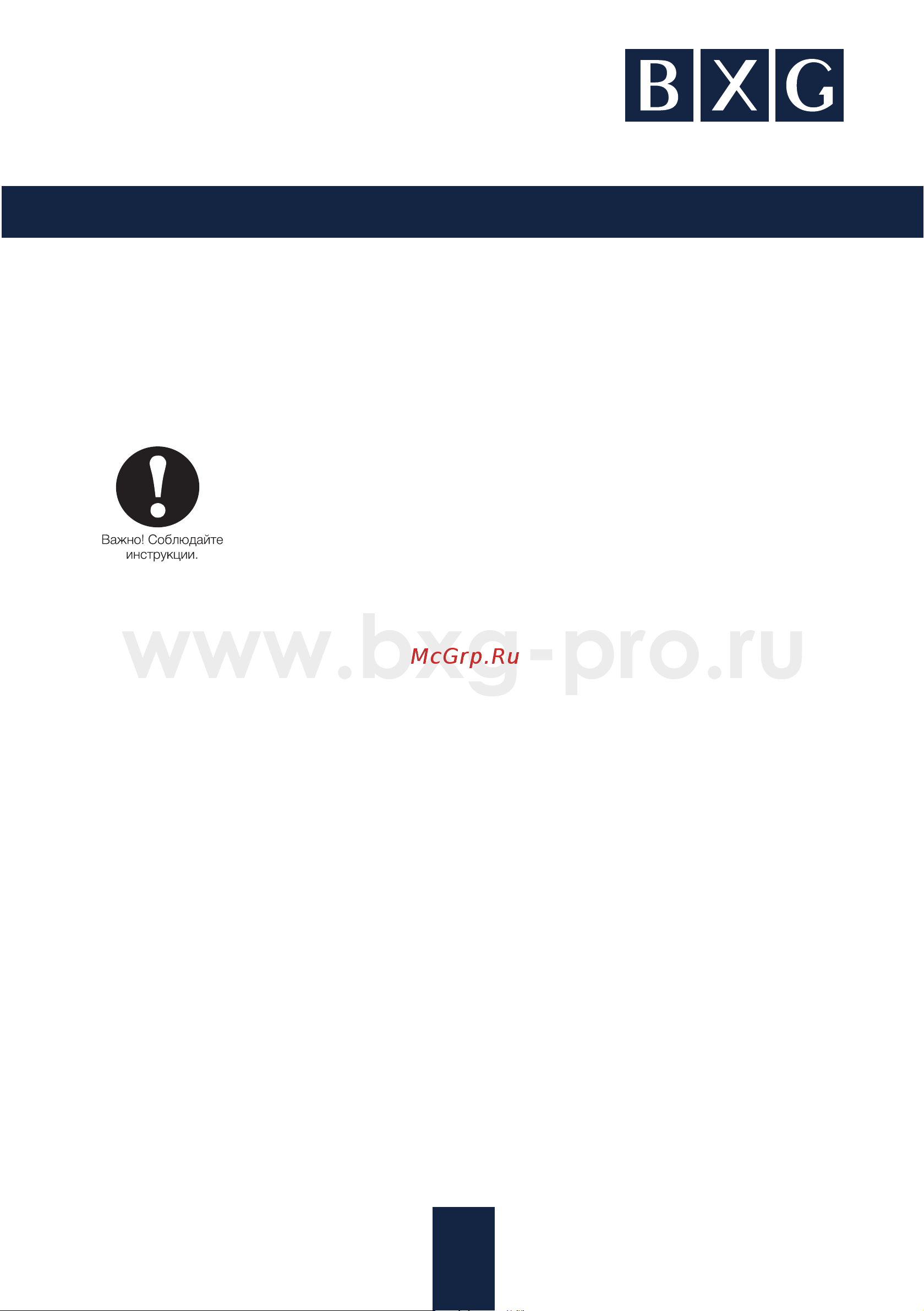 BXG 1200 Н1 1748574 [4/12] Страница 4