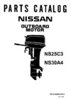 Nissan Marine NS30B Каталог запчастей