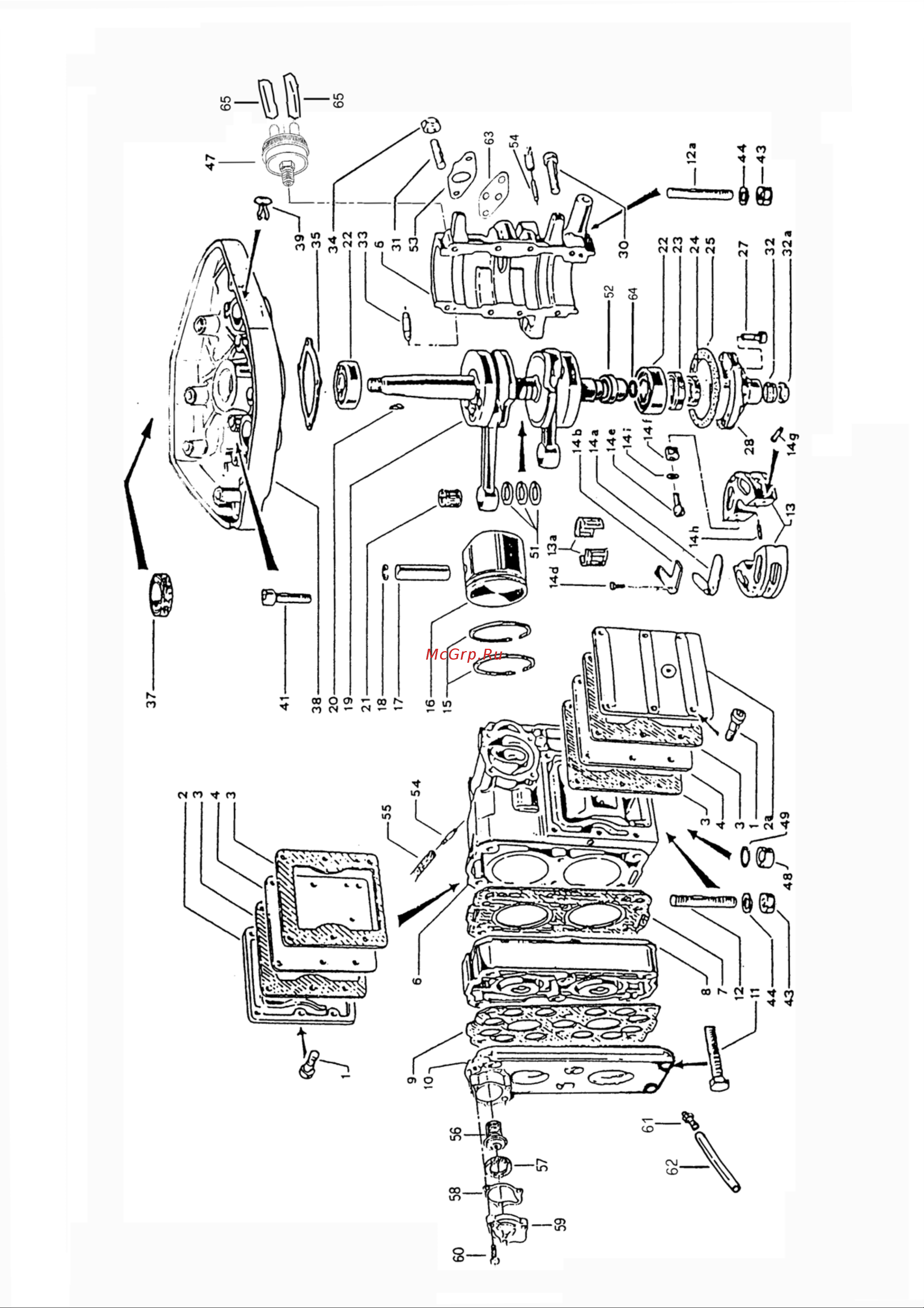 Selva NAXOS 15 [8/37] Monoblocco cylinder block