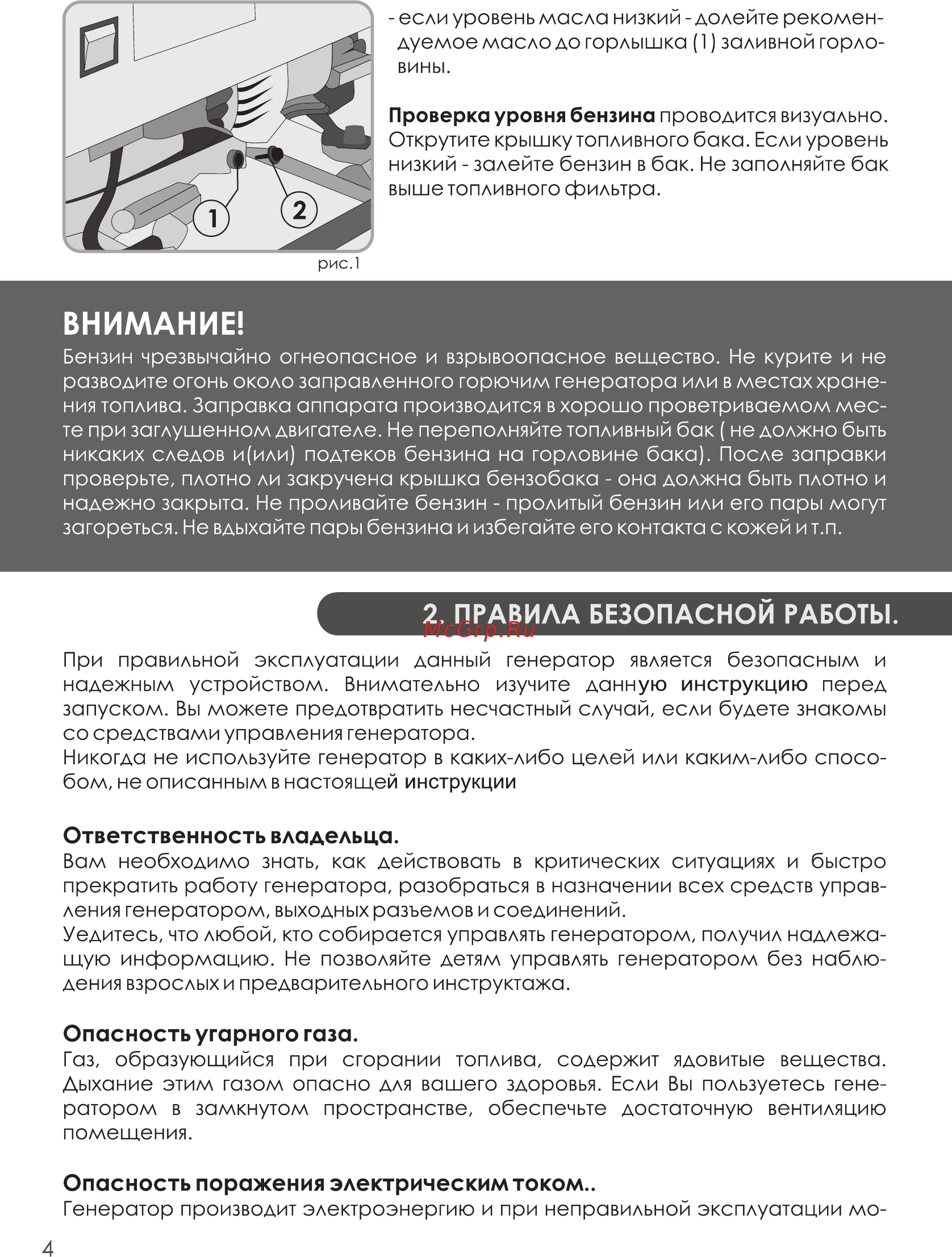 Tsunami ges 6500 i1261sgre650000 Инструкция по эксплуатации онлайн [4/17] 202120