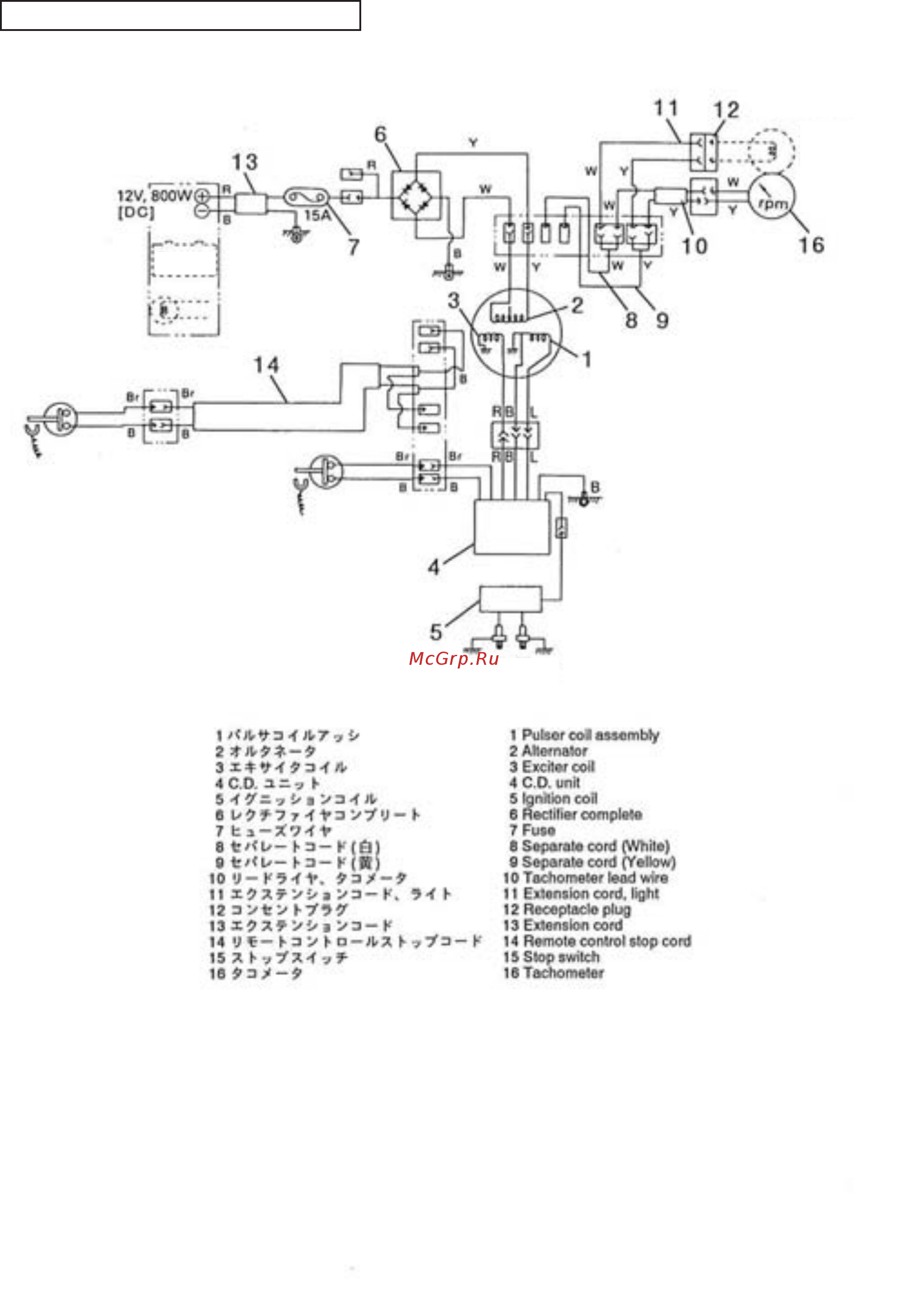Tohatsu M 15 [9/67] C2 30a3 35c 40c mf