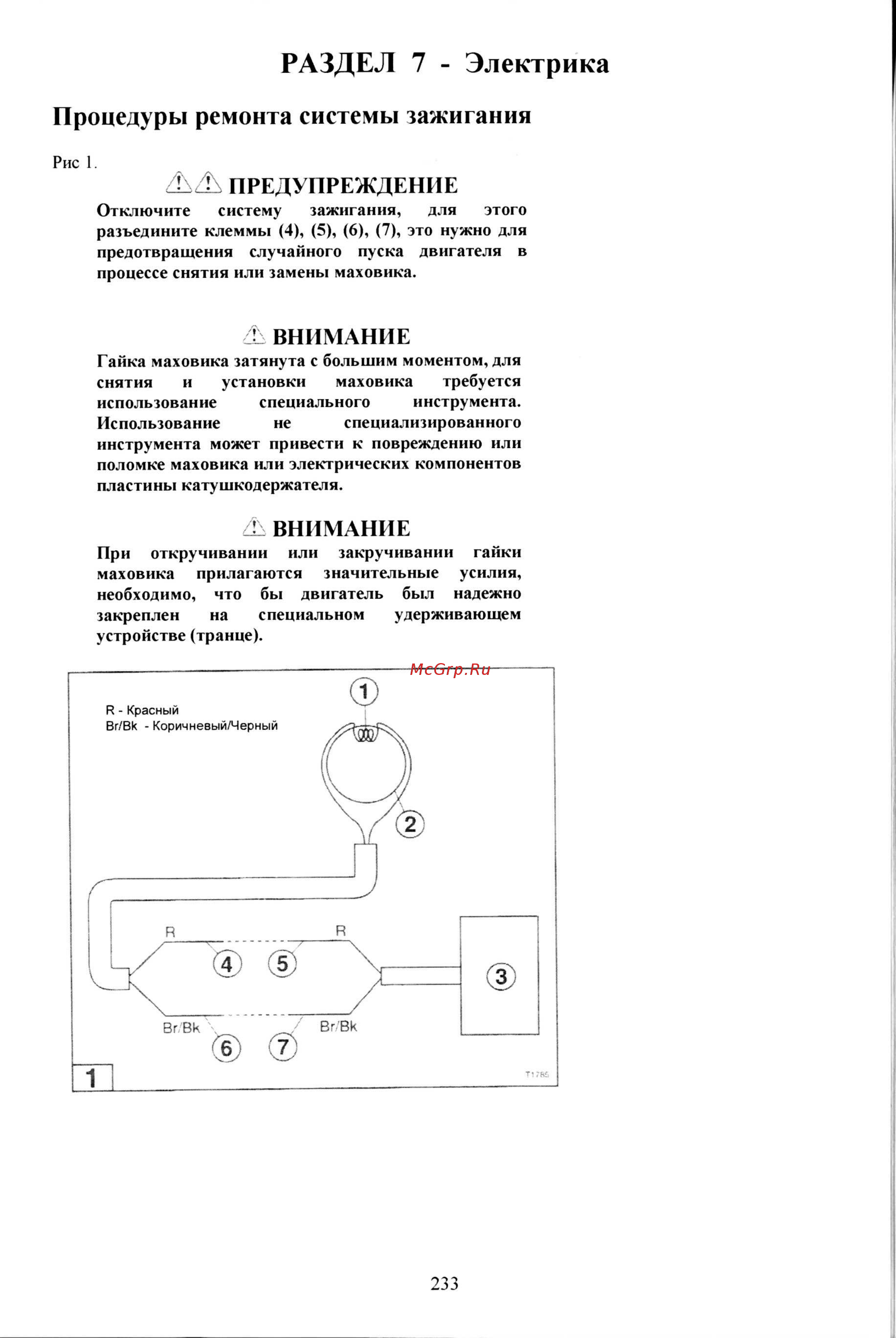 Tohatsu M 9.8 [120/267] Процедуры ремонта системы зажигания