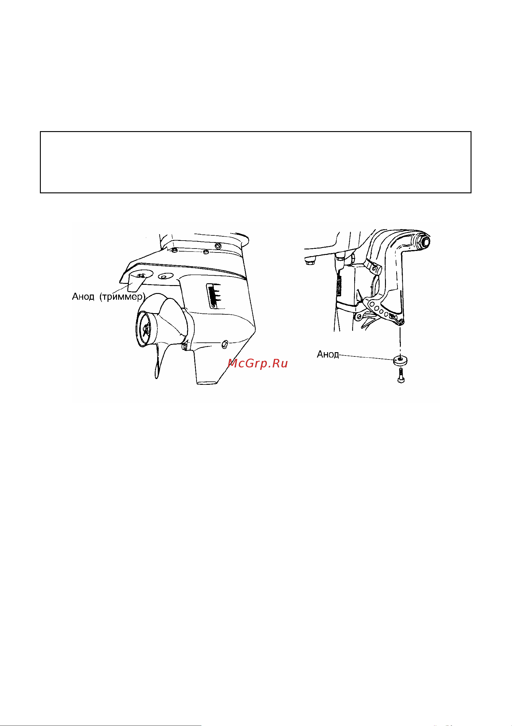 Tohatsu M 30 Н S [42/58] Г замена анодов