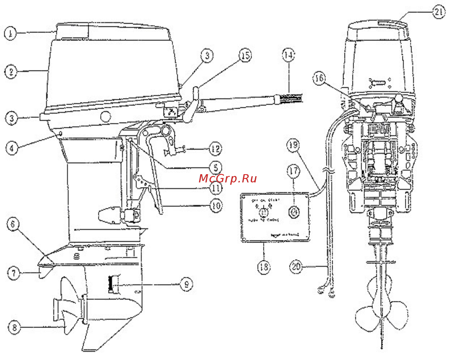 Tohatsu M 70 EPTOL [12/89] Модель 60с efo модель 70с efo