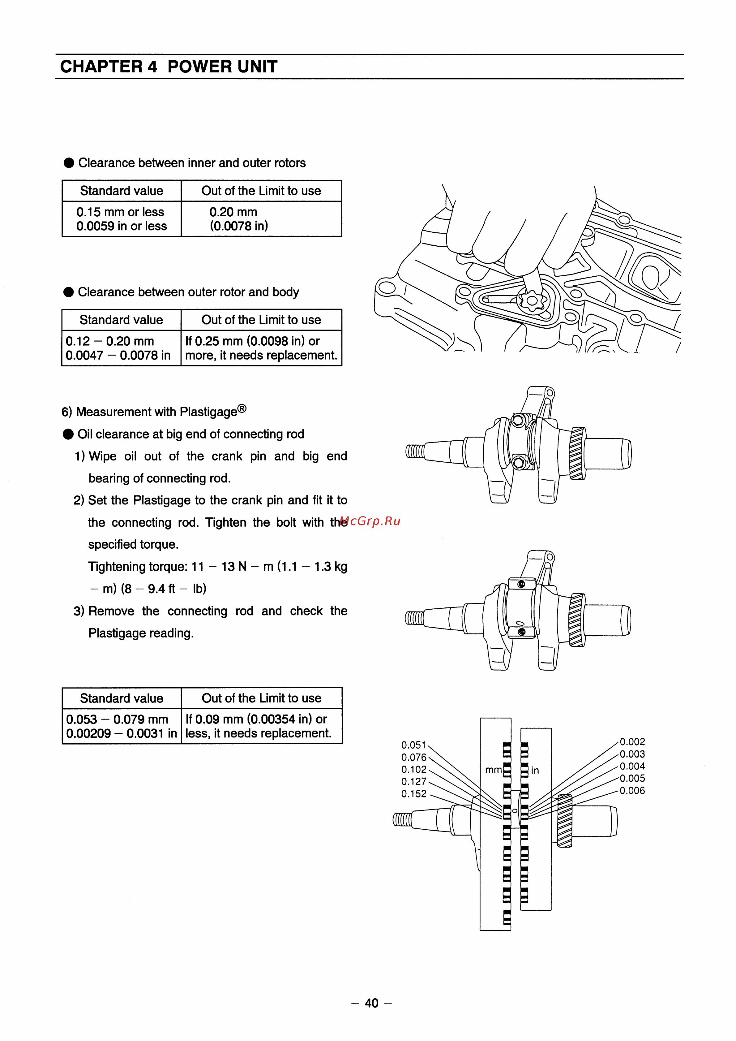Tohatsu MFS 6 B [43/81] Chapter 4 power unit