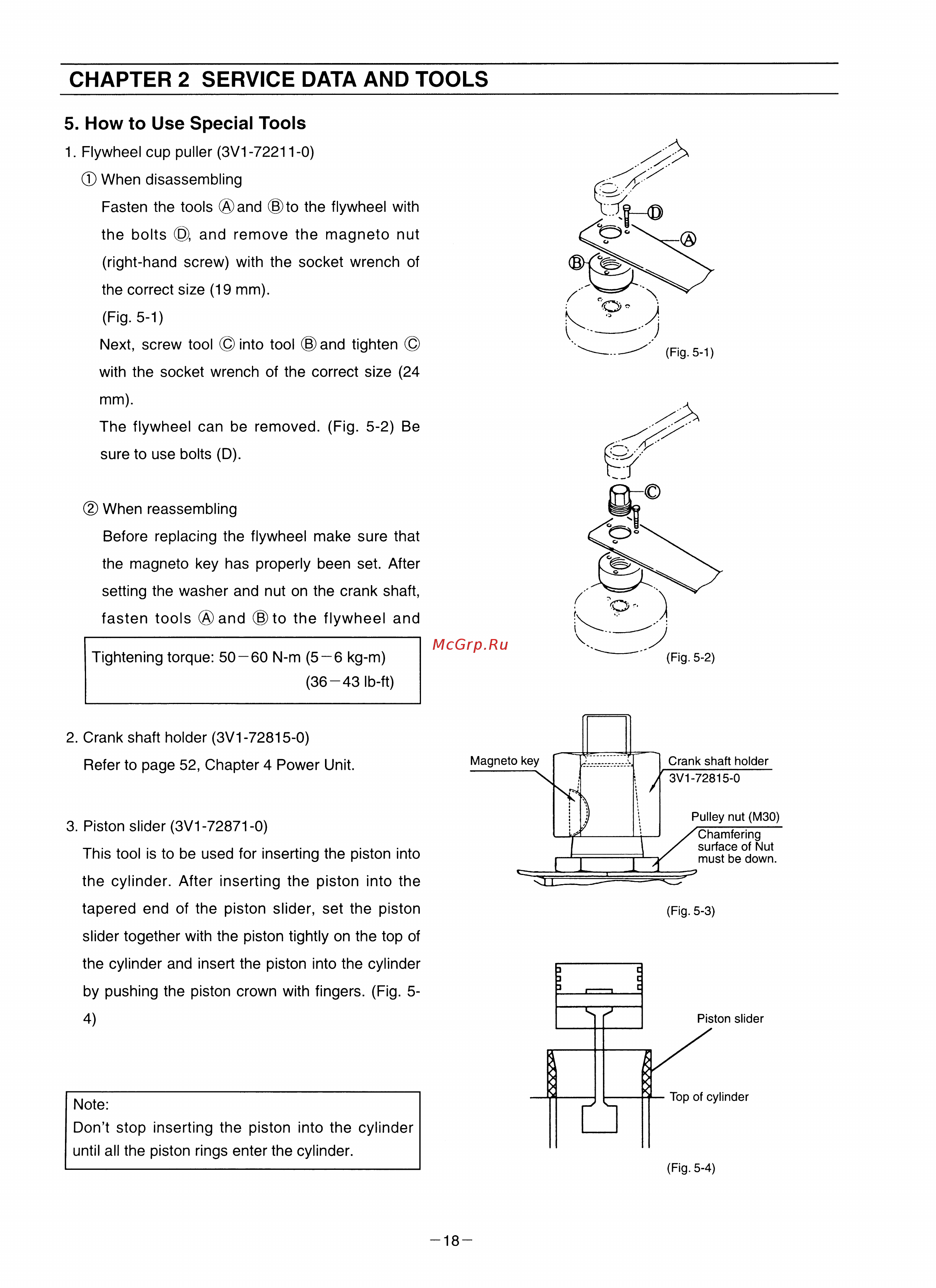 Tohatsu MFS 8 S [21/84] Chapter 2 service data and tools